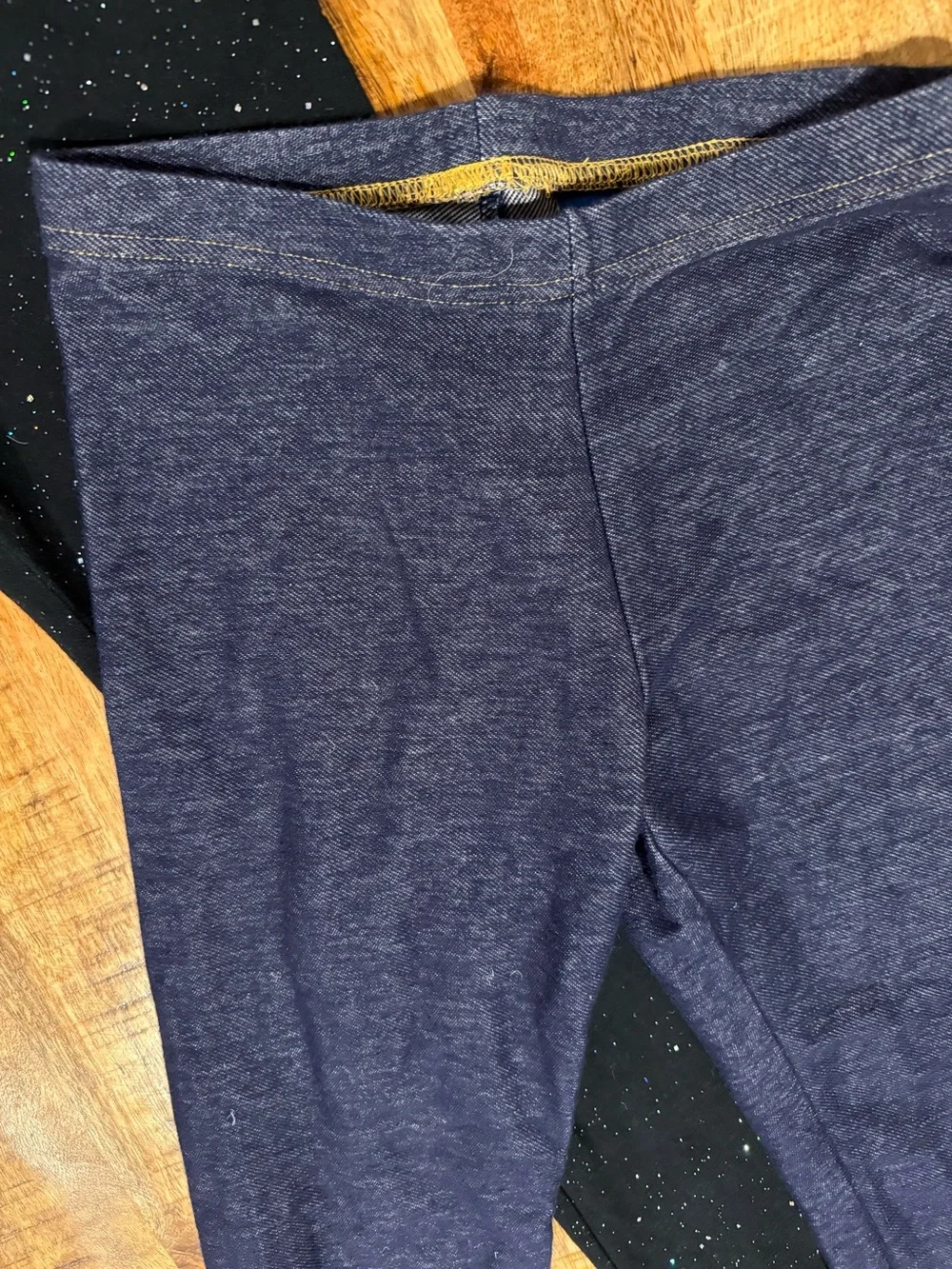 Old Navy Black & Blue Legging Bundle Size Large 10-12